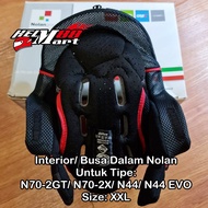 Nolan N70-2X Helmet Foam N70-2GT/ N44/ - Nolan Interior Foam N702 N70.2 Original