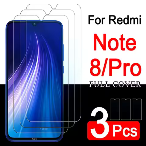 3pcs Not8 Protective Glass on Redmi Note 8 Pro Note8 8pro for Xiaomi Ksiomi Xioami Redmi Note 8T Scr
