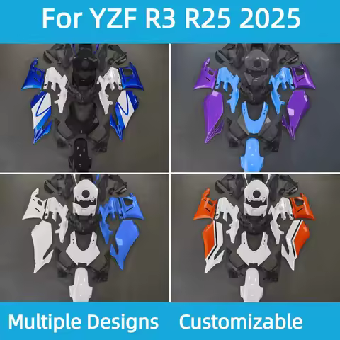 For YAMAHA YZFR3 R25 2025 Best Unique Fairing Kit YZFR25 R3 2025 Injection Molded Motorcycle Fairing