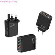 GEEONE 40W UK spec fast charging adapter PD20w charger for Apple Huawei multi-port usb