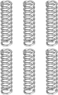 uxcell 6Pcs Compression Springs, 1mm Wire Diameter x 6mm OD x 25mm Length 304 Stainless Steel Extens