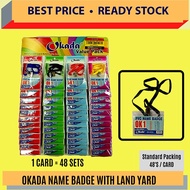 LAND YARD + HOLDER / OKADA / NAME BADGE / LAND YARD + HOLDER