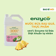 Nước ngâm rửa rau củ quả, thực phẩm sinh học Enzyco 4L - 100% Enzyme Dứa