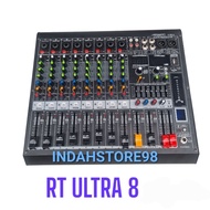 Mixer Recording Tech Ultra 8 Professional 8 Channel Mixer 256 DSp Multi Effect Original Mixer 8ch