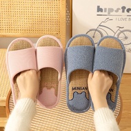 bedroom slippers slippers for women men slippers Linen Slippers - Cotton Linen All Seasons Anti-Slip