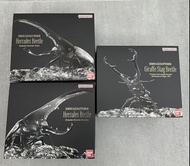 Bandai 生物大圖鑑premium 3隻 兜甲蟲 獨角仙