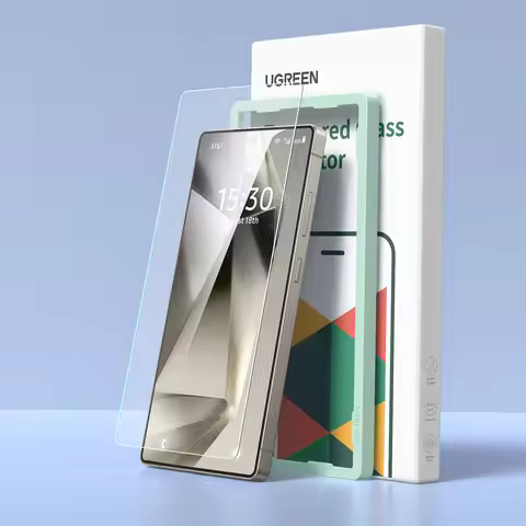 UGREEN 2PCS Screen Protector for Samsung Galaxy S25 Ultra 2025 Glass Film for Samsung S24 S25 Ultra 