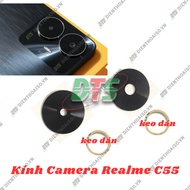 Realme C55 camera glass has glue