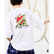 FREAK'S STORE x Ed Hardy Spring/Summer Cotton Loose Print Short Sleeve T-shirt