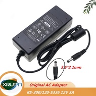 Original JINHUASHENG 12V 3A RS-300/120-S336 RS-300/120-S325 RS-03/12-S335 AC Adapter Charger Power S