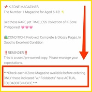 ◄ ♣ ◫ K-ZONE MAGAZINES w/ FOLDABOTS 2 (2012 - 2017)+POSTER, STICKERS &TOYS|Vintage K Zone/KZone Bac