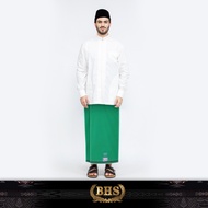 Sarung BHS Cosmo Nahdho Silver Warna Polos Hijau