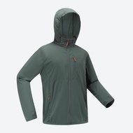 QUECHUA MEN ANTI UV HELIUM 500 JKT Green