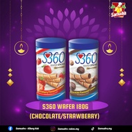 Samudra S360 Wafer Stick Krim Berperisa Coklat/ Strawberi (180g)
