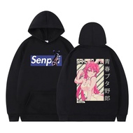 Sakurajima Mai Hoodie Japanese Anime Cartoon Streetwear Manga Men Hoodies Tee