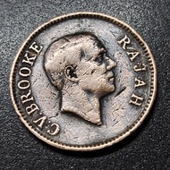 British Sarawak CV Brooke Rajah 1 Cent 1927