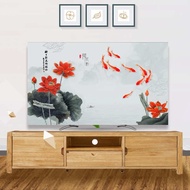 Chinese Style 65inch TV Cover New Style TV Cover 233.1cm 55inch TV Anti-dust Cover Hanging Curved Screen Light Luxury