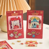 Zaomo Acrylic Combination Refrigerator Stickers Lucky Star High Photo Series National Style God of W