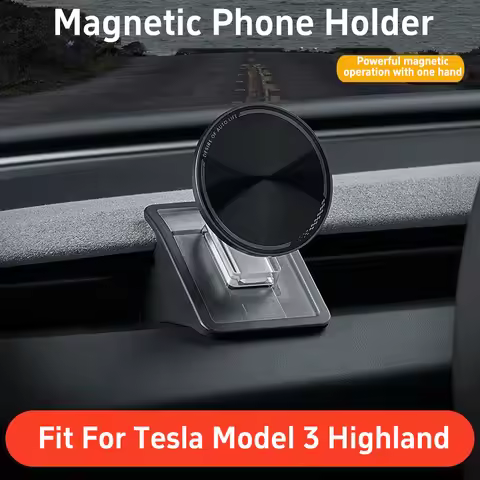 For Tesla Model 3 Highland 2024 Phone Holder Mount Magnetic Phone Mount for iphone 15 14 13 series,T