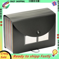 24 Pockets Expanding File Folder with Blank Labels, File Organizer with Expandable Cover, Accordion 