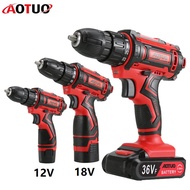 12V 18V 36V Cordless Impact Drill Set Car Cordless Drill Lithium battery Screwdriver Hammer Electric