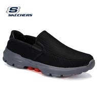 Skechers สเก็ตเชอร์ส รองเท้าผู้ชาย รองเท้าผ้าใบ Men GOwalk Anaglyph Walking Shoes - 216201-BKGY (พร้