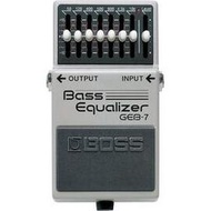 亞洲樂器 Roland BOSS GEB-7 Bass Equalizer 貝斯 等化器 效果器、七頻帶等化器，適合電貝斯、吉他 的頻率範圍、效果器EQ