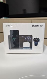 全新包裝 - ITFIT SAMSUNG C&amp;T 三合一無線充電板