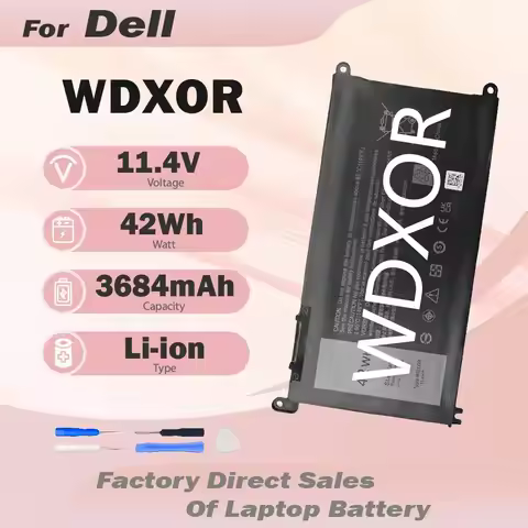 WDXOR WDX0R Battery For Dell Inspiron 13 14 15 17 5000 7000 P69G001 5378 5379 5770 5570 P69G Vostro 