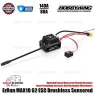 Hobbywing EzRun MAX10 G2 ESC Brushless Sensored 80A 30102604 / 140A 30102603 Waterproof for RC 1/10 
