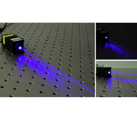 Powerful 450nm Blue Laser 1W/1.6W/2.5W Mini Engraving Module Dot LED Lights 33*55mm DC12V With Holde
