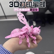 New Product 3D Printing Bee Mechanical Bee Bumblebee Mecha Cyber Bee Wings Joint Movable Simulation 