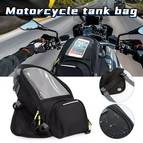 Universal Motorcycle Fuel Bag waterproof Oxford Navigation Touchable Mobile Phone 5L Luggage Bag Mag
