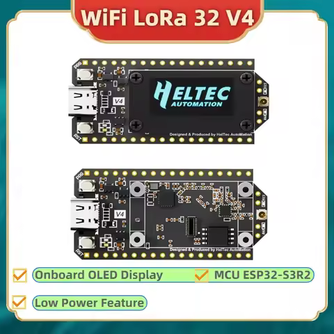 Heltec Meshtastic Wifi LoRa 32 V4 ESP32 SX1262 GPS 0.96inch OLED Solar Powered Dev-Board WiFi BLE Lo