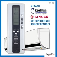 Koolman / Singer Replacement For Koolman Singer Air Cond Aircond Air Conditioner Remote Control KK-28