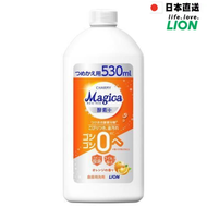 獅王 - CHARMY Magica 奇即爽酵素+洗潔精 香橙味 大容量補充裝 530ml(平行進口)64795