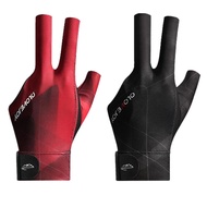 2 PCS Breathable Billiard Pool Gloves, Spandex Snooker Billiard Left Hand Three Fingers Snooker Bill
