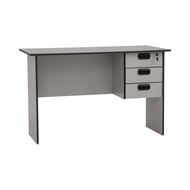 Furnihub ECO Office Table 2 Cable Hole | 120cm | 150cm | 180cm | 3 Drawers Study Table
