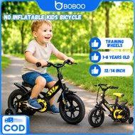 COD 95% PASANG SIAP Basikal Budak Saiz 12 Inci / 14" Inch Bicycle Kids Basikal Kids Bicycle For 3 - 