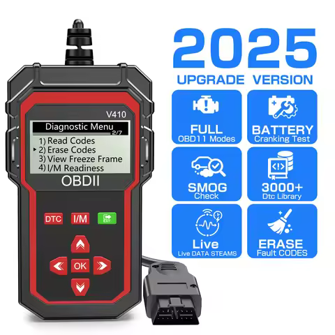 OBDII EOBD Read/Clear Fault Code Auto Engine System Detection ELM 327 OBD2 Code Reader Car Diagnosti