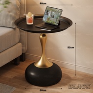 AiHome โต๊ะกาแฟฝรั่งเศส โต๊ะข้างโซฟา สไตล์นอร์ดิก โต๊ะเล็กสร้างสรรค์ในห้องนั่งเล่น โต๊ะน้ําชาขนาดเล็