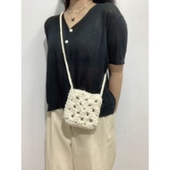 Pokita [1111] Handmade crochet crossbody bag