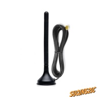 SUQIN52IC WiFi Antenna, RG174 SMA Male 4G LTE Antenna, Professional Detachable LTE/GSM/ 600-2700MHz 