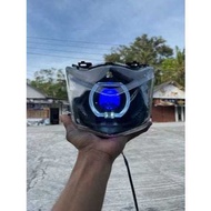 MATRIX X1 BILED HEADLIGHT REFLECTOR SUPER BRIGHT 3-INCH CARBONBEAT