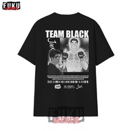 FUKU MERCH - Manhwa BL Joo Jaekyung JINX Team Black Cotton Combed 24s T-Shirt