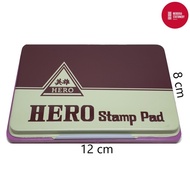 BAK STEMPEL PLUS TINTA STAMP PAD BANTALAN CAP STEMPEL HERO UNGU ORIGINAL