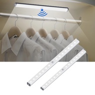 40 60 LED Closet Light USB Rechargeable Under Cabinet Lightening Stick-on Motion Sensor Wardrobe Light with Magnetic Strip