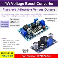 [Adjustable] XL6009 4A Boost Power Supply Module, Voltage Converter