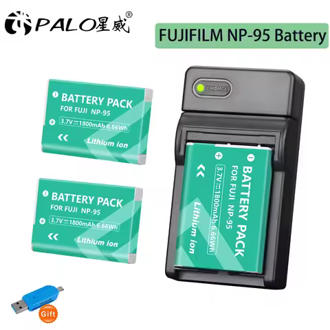 NP 95 Battery Pack NP-95 3.7V 1800mAh Bateria for Fujifilm F30 F31 F31FD 3D W1 X100T X100S X100 X30 