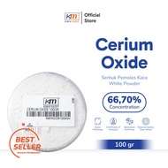 Cerium Oxide Glass Polishing - Serbuk Pembersih Jamur dan Baret Kaca Mobil 100gr